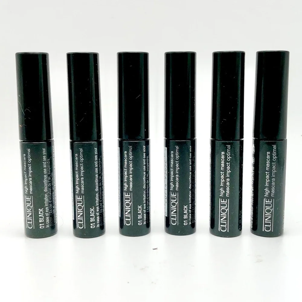 6x Clinique High Impact Mascara Black Mini NEW